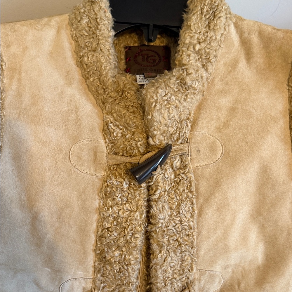 True Grit Cream Teddy Jacket